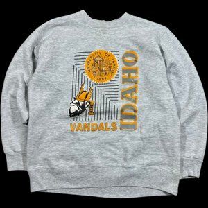 IDAHO VANDALS CREWNECK SWEATSHIRT shirt 1889 retro tee